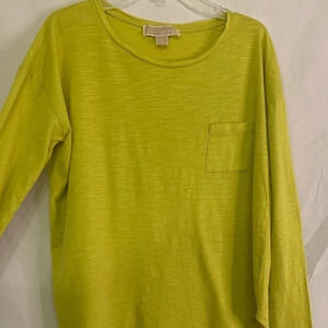 Lime Michael Kors long sleeve shirt
